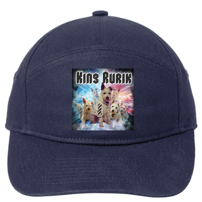 King Rusya 80s Design King Rurik Cute 7-Panel Snapback Hat