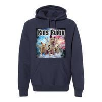 King Rusya 80s Design King Rurik Cute Premium Hoodie