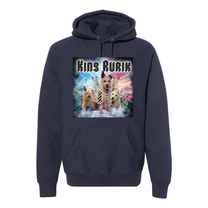 King Rusya 80s Design King Rurik Cute Premium Hoodie