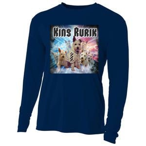 King Rusya 80s Design King Rurik Cute Cooling Performance Long Sleeve Crew