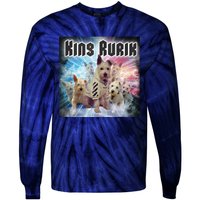 King Rusya 80s Design King Rurik Cute Tie-Dye Long Sleeve Shirt