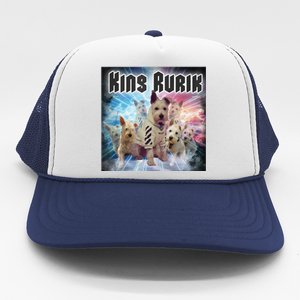 King Rusya 80s Design King Rurik Cute Trucker Hat