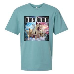 King Rusya 80s Design King Rurik Cute Sueded Cloud Jersey T-Shirt