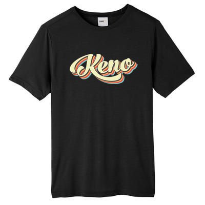 Keno Retro Art Baseball Font Vintage Tall Fusion ChromaSoft Performance T-Shirt