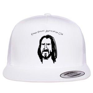 Keanu Reeves Appreciation Club Flat Bill Trucker Hat