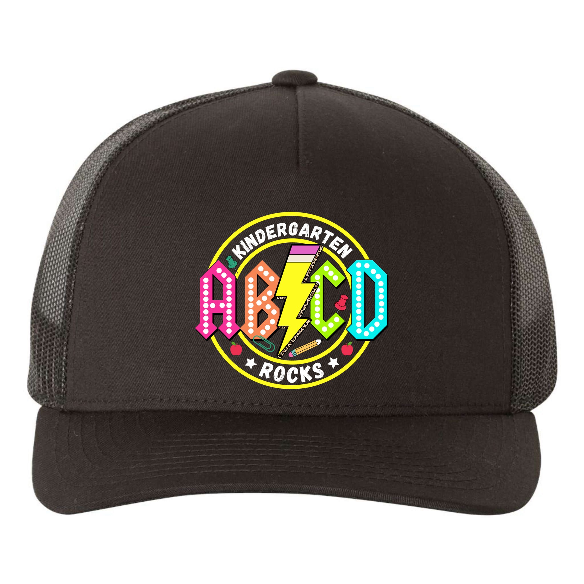 Kindergarten Rocks Back To School Yupoong Adult 5-Panel Trucker Hat