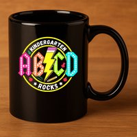Kindergarten Rocks Back To School 11oz C Handle Ceramic Mug