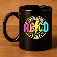 Kindergarten Rocks Back To School 11oz C Handle Ceramic Mug