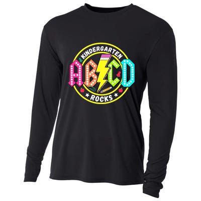 Kindergarten Rocks Back To School Cooling Performance Long Sleeve Crew