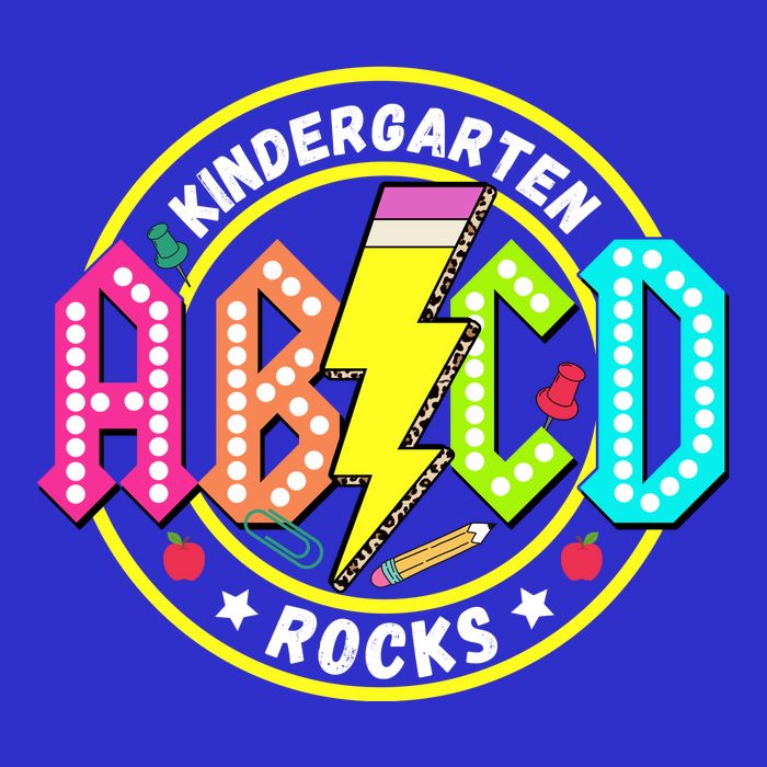Kindergarten Rocks Back To School Long Sleeve Shirt
