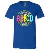 Kindergarten Rocks Back To School V-Neck T-Shirt