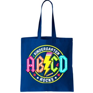 Kindergarten Rocks Back To School Tote Bag