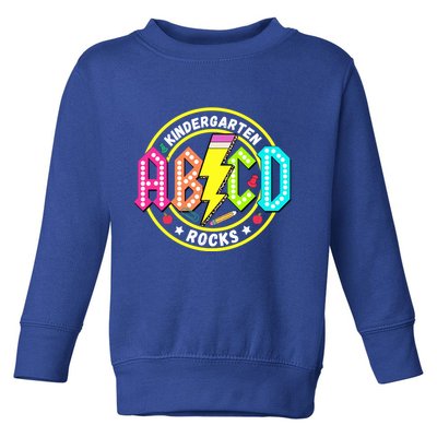 Kindergarten Rocks Back To School Toddler Sweatshirt