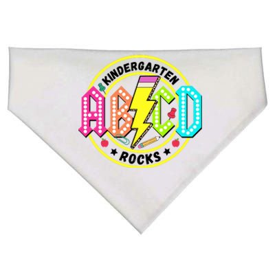 Kindergarten Rocks Back To School USA-Made Doggie Bandana