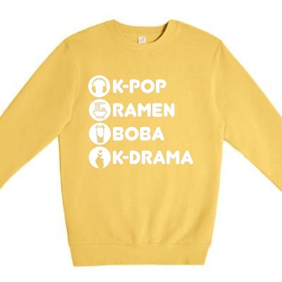 KPop Ra Boba KDrama Korean Premium Crewneck Sweatshirt