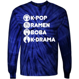 KPop Ra Boba KDrama Korean Tie-Dye Long Sleeve Shirt