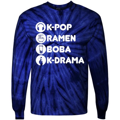 KPop Ra Boba KDrama Korean Tie-Dye Long Sleeve Shirt