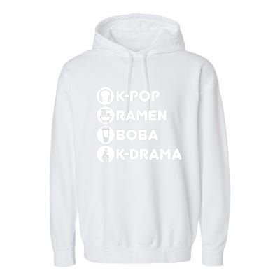 KPop Ra Boba KDrama Korean Garment-Dyed Fleece Hoodie