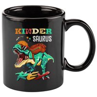 Kindersaurus Rex Back To School Gifts 11oz C Handle Ceramic Mug