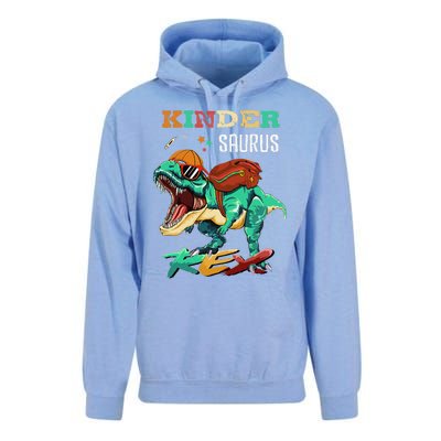 Kindersaurus Rex Back To School Gifts Unisex Surf Hoodie