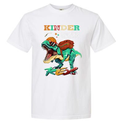 Kindersaurus Rex Back To School Gifts Garment-Dyed Heavyweight T-Shirt