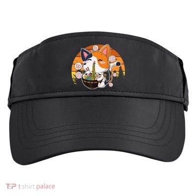 Kawaii Ra Cat Anime Japanese Neko Noodle Funny Vintage Adult Drive Performance Visor