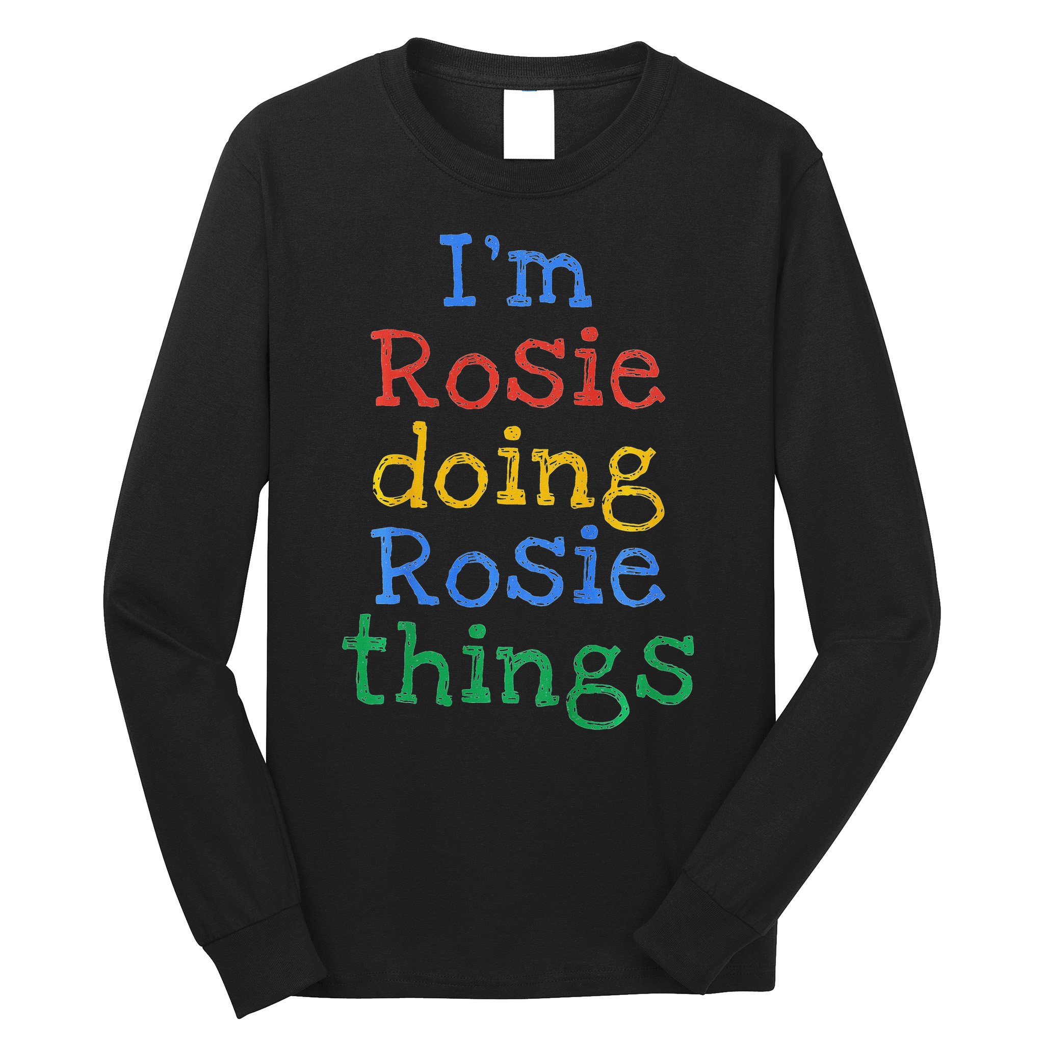 Kids Rosie Cute Toddler And Little Girls Long Sleeve Shirt