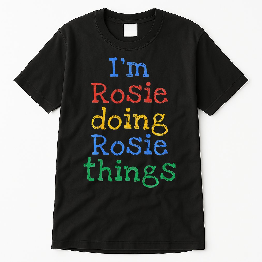 Kids Rosie Cute Toddler And Little Girls Tall T-Shirt