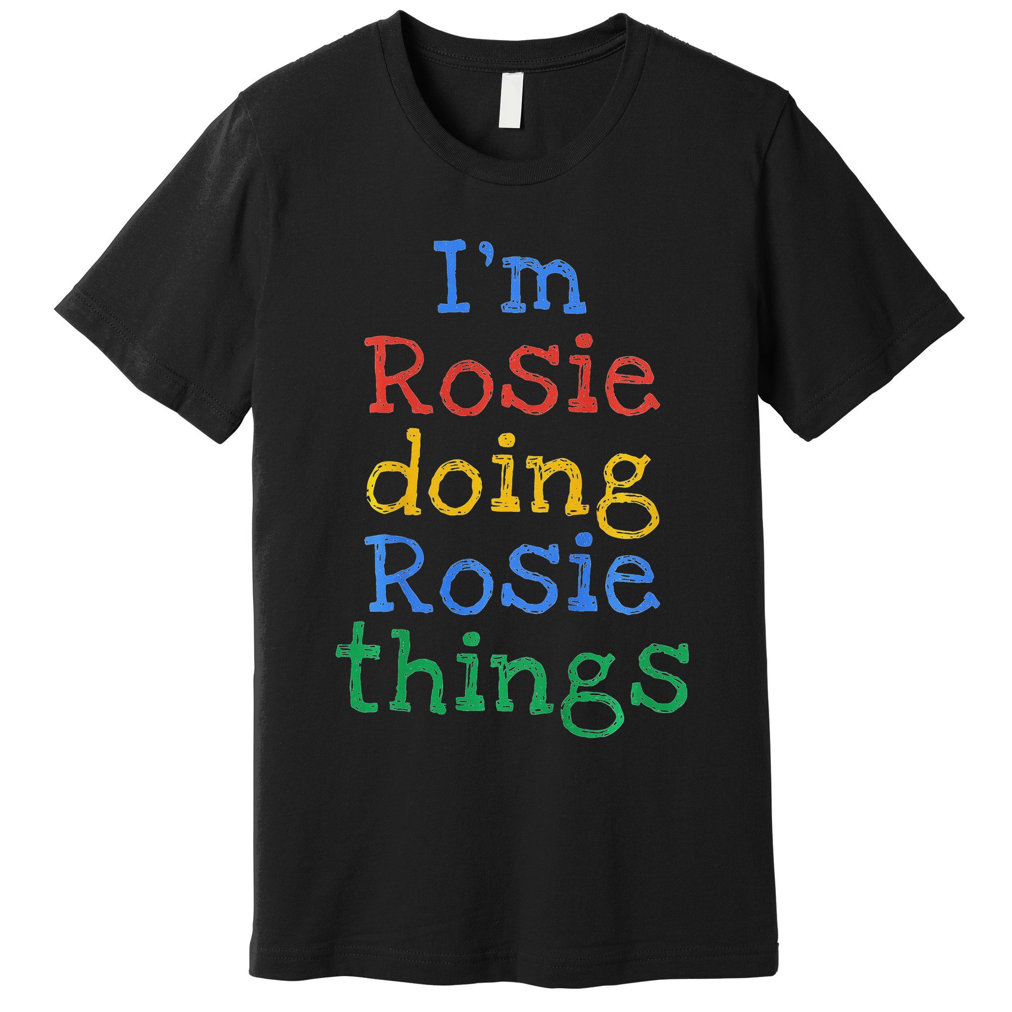 Kids Rosie Cute Toddler And Little Girls Premium T-Shirt