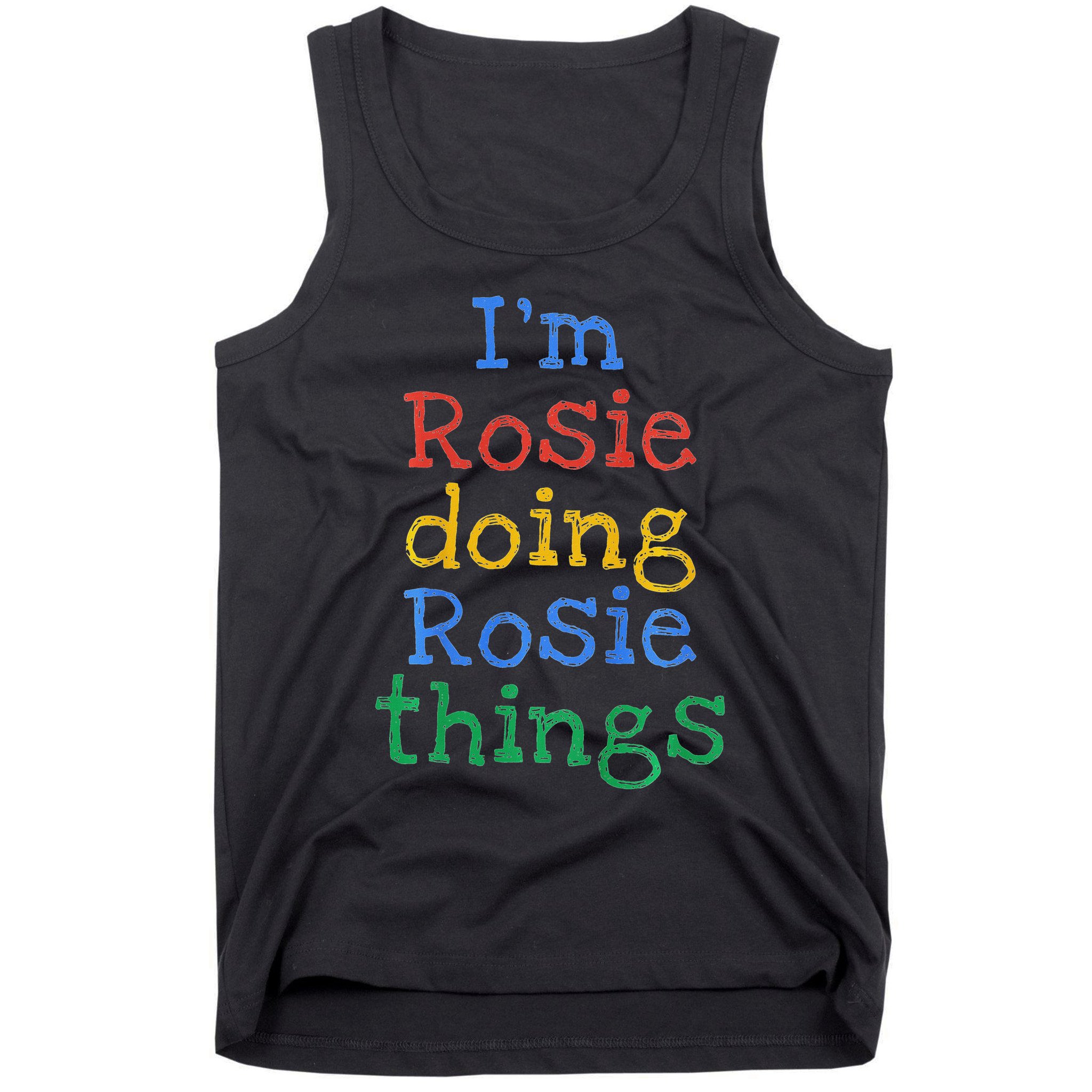 Kids Rosie Cute Toddler And Little Girls Tank Top