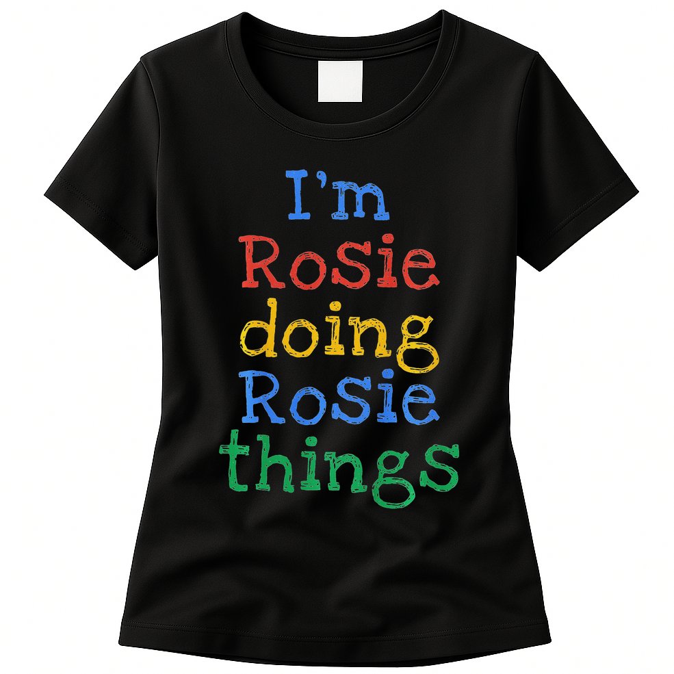 Kids Rosie Cute Toddler And Little Girls Womens T-Shirt