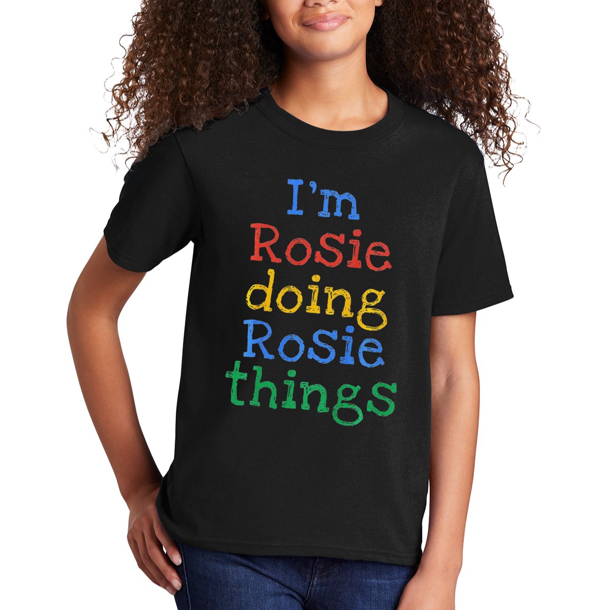 Kids Rosie Cute Toddler And Little Girls Kids T-Shirt