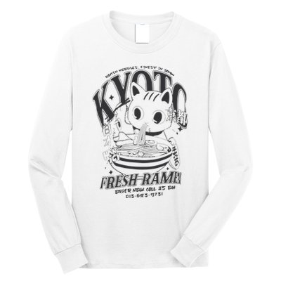 Kyoto Ramen Cat Long Sleeve Shirt