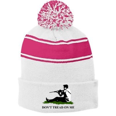 Kyle Rittenhouse Don’t Tread On Me Stripe Pom Pom Beanie