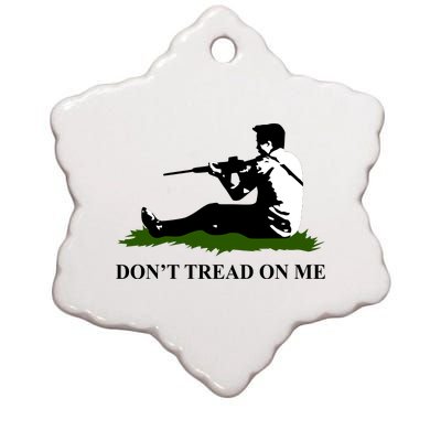 Kyle Rittenhouse Don’t Tread On Me Ceramic Star Ornament