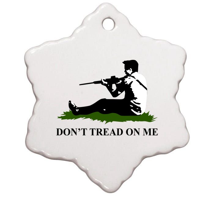 Kyle Rittenhouse Don’t Tread On Me Ceramic Star Ornament