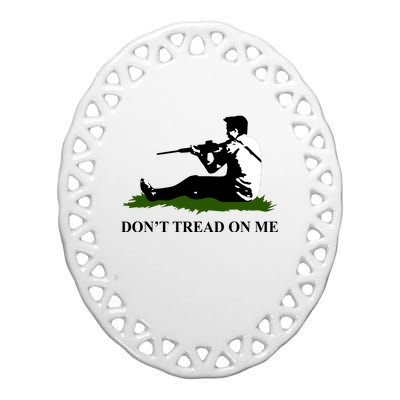 Kyle Rittenhouse Don’t Tread On Me Ceramic Oval Ornament