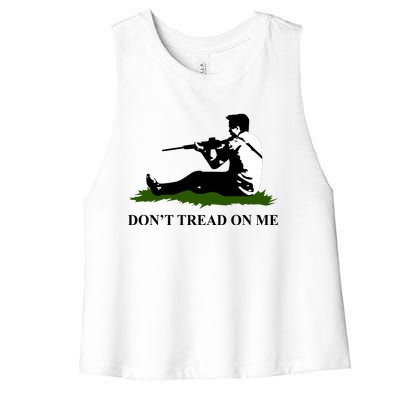 Kyle Rittenhouse Don’t Tread On Me Women's Racerback Cropped Tank