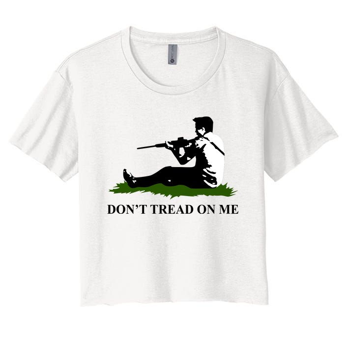 Kyle Rittenhouse Don’t Tread On Me Women's Crop Top Tee