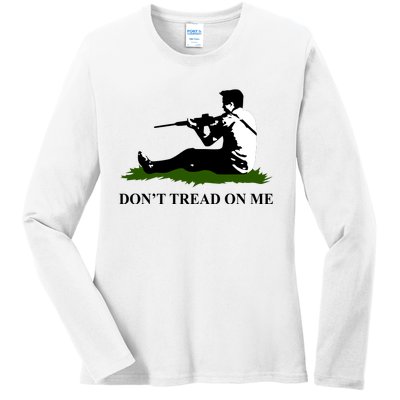 Kyle Rittenhouse Don’t Tread On Me Ladies Long Sleeve Shirt