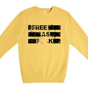 Kyle Rittenhouse Free As Fuck Premium Crewneck Sweatshirt