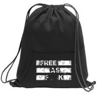 Kyle Rittenhouse Free As Fuck Sweatshirt Cinch Pack Bag