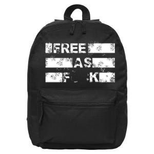 Kyle Rittenhouse Free As Fuck 16 in Basic Backpack