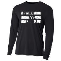 Kyle Rittenhouse Free As Fuck Cooling Performance Long Sleeve Crew