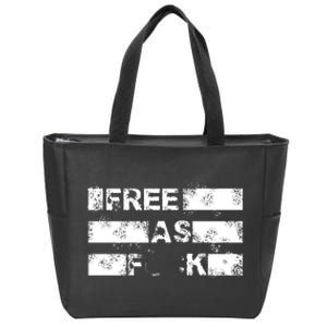 Kyle Rittenhouse Free As Fuck Zip Tote Bag