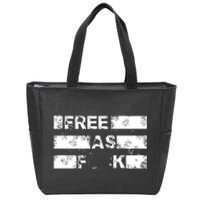 Kyle Rittenhouse Free As Fuck Zip Tote Bag