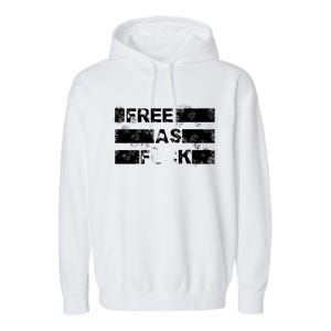 Kyle Rittenhouse Free As Fuck Garment-Dyed Fleece Hoodie