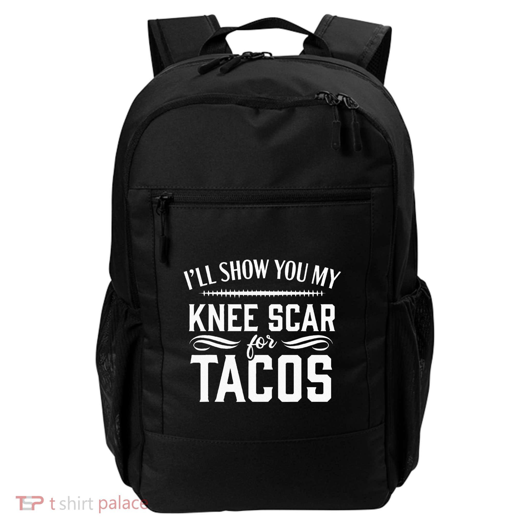 Knee Replacement Funny Tacos Surgery Recovery Gift Backpack