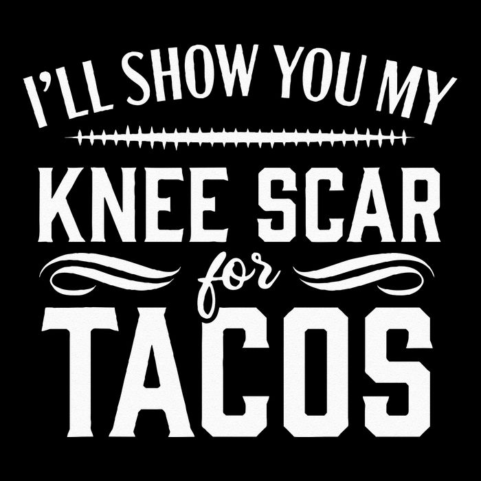 Knee Replacement Funny Tacos Surgery Recovery Gift Drawstring Bag