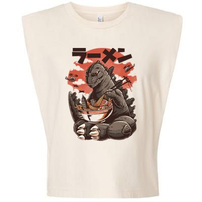Kaiju's Ramen Sea Monster Garment-Dyed Women's Muscle Tee